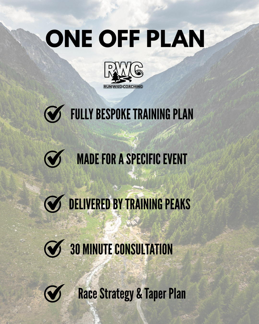 One off tailored plan